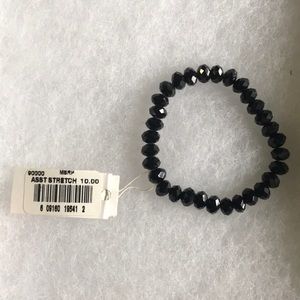 Black stretch bracelet
